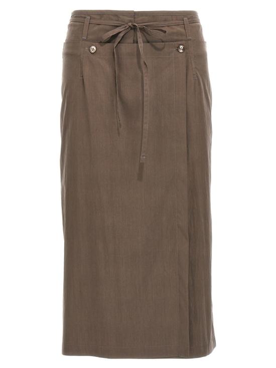 25SS 르메르 숏 스커트 SK1045LF1370BR465 BROWN