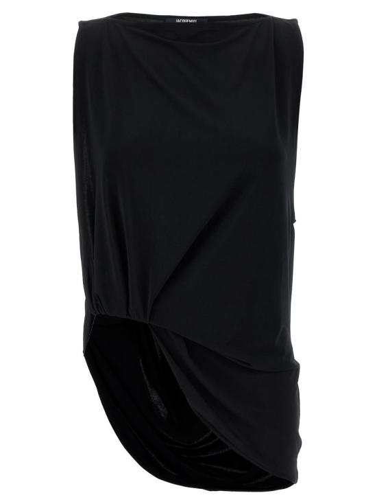 25SS 자크뮈스 민소매 티셔츠 25E251TO1222381990 Black