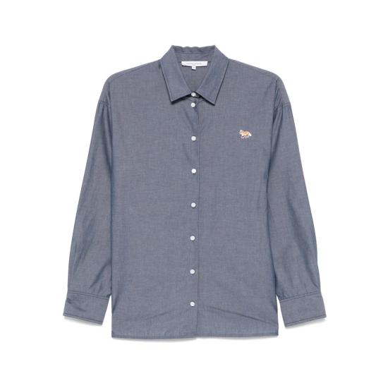 25SS 메종키츠네 셔츠 OW00401WC5043 INDIG BLUE