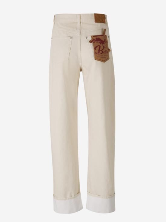 25SS 보테가베네타 데님 팬츠 824659V5DV0 9247Pale Meringue WHITE - BOTTEGA VENETA