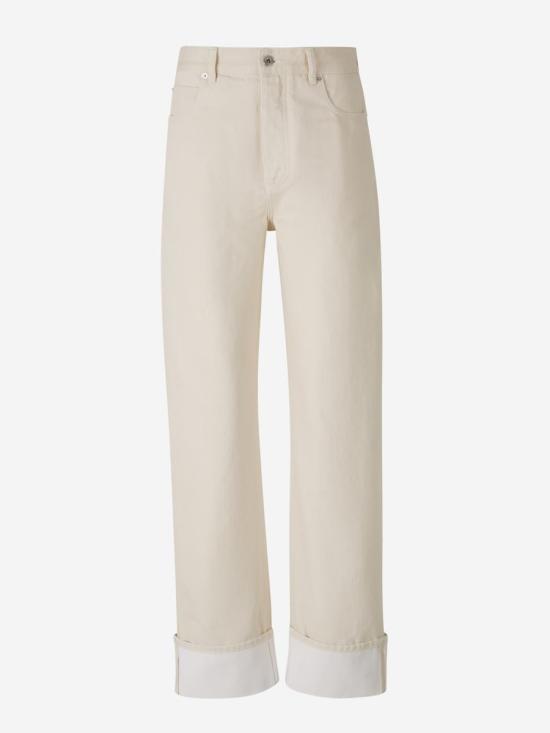 25SS 보테가베네타 데님 팬츠 824659V5DV0 9247Pale Meringue WHITE