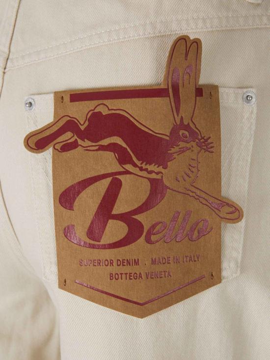 25SS 보테가베네타 데님 팬츠 824659V5DV0 9247Pale Meringue WHITE - BOTTEGA VENETA