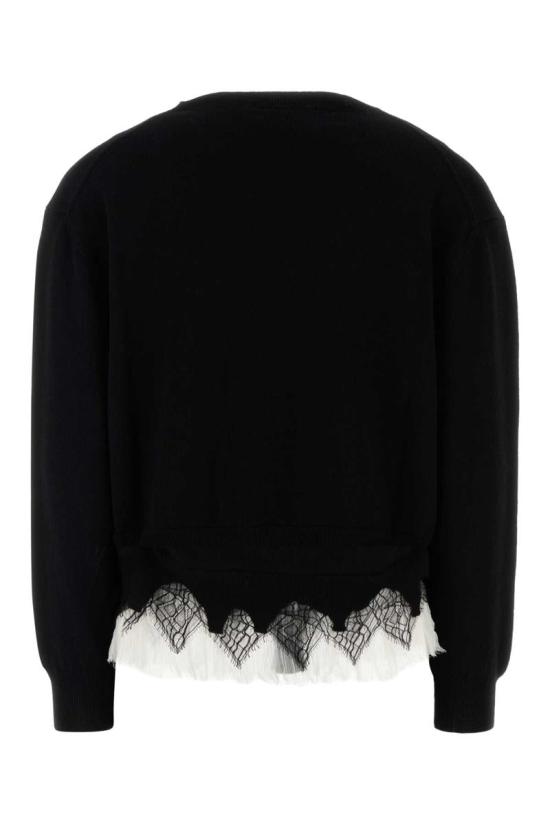 25SS 알렉산더 맥퀸 가디건 829289Q1BC8 1080 Black - ALEXANDER MCQUEEN