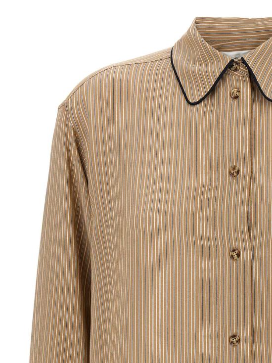 25SS 빅토리아 베컴 셔츠 1125WSH006013ATOBACCOMIDNIGHT BROWN - VICTORIA BECKHAM