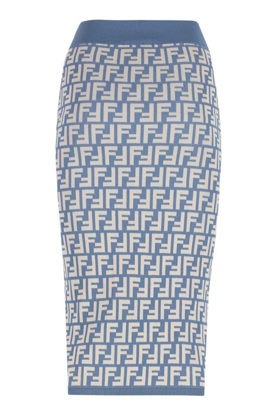 25SS 펜디 숏 스커트 FZQ768AUHW F1SB5 BLUE - FENDI