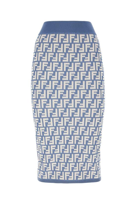 25SS 펜디 숏 스커트 FZQ768AUHW F1SB5 BLUE