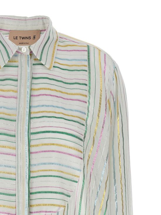 25SS 르 트윈스 셔츠 PISARIGACOLORATA MULTICOLOR - LE TWINS