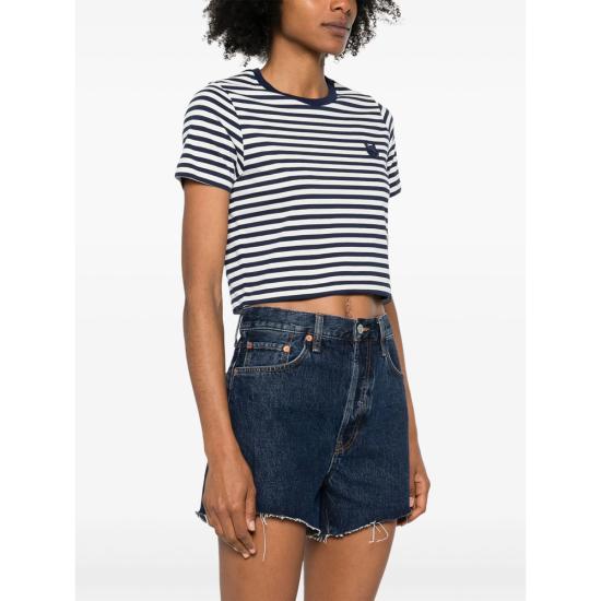 25SS 메종키츠네 반팔 티셔츠 OW00110KJ0008 INBLM BLUE BLUE - MAISON KITSUNE