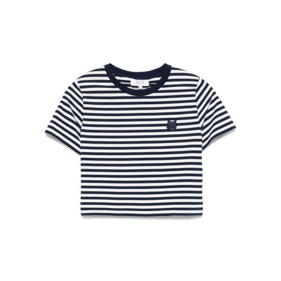 25SS 메종키츠네 반팔 티셔츠 OW00110KJ0008 INBLM BLUE BLUE