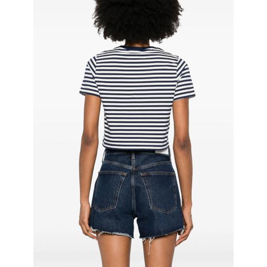 25SS 메종키츠네 반팔 티셔츠 OW00110KJ0008 INBLM BLUE BLUE - MAISON KITSUNE