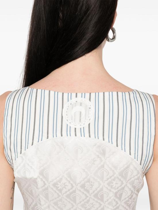 25SS 마린세르 민소매 티셔츠 WTO410A BG20 Beige - MARINE SERRE