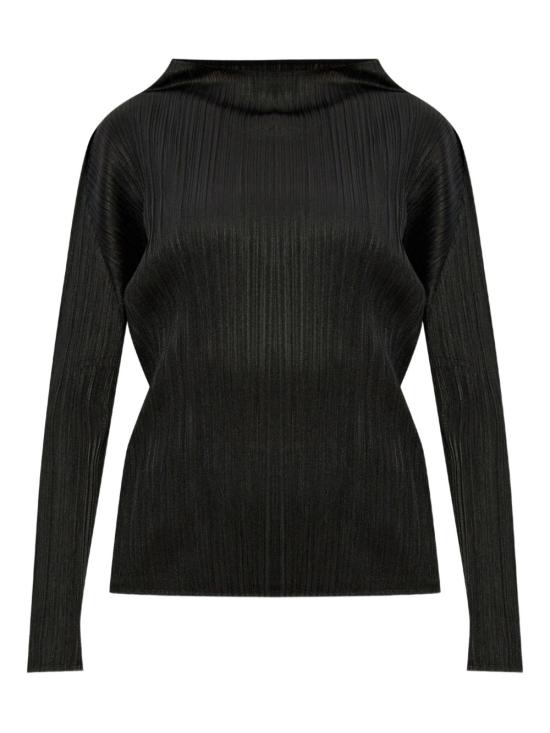 25SS 플리츠플리즈 블라우스 PP56JK104 15 Black