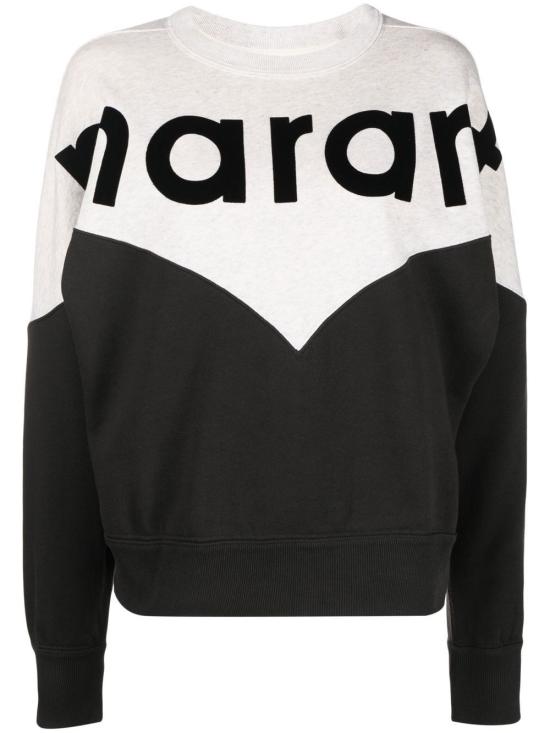 25SS 이자벨마랑에뚜왈 후드 티셔츠 SW0006FA A1M08E02FK Faded black