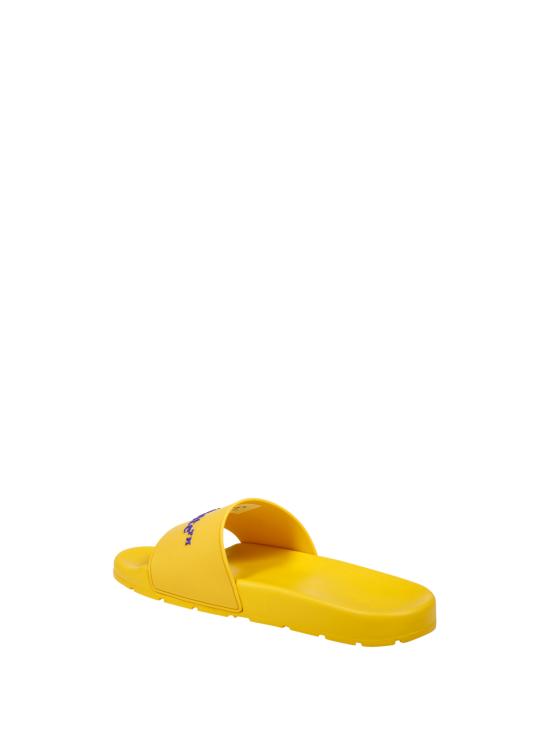 25SS 오프화이트 뮬/슬리퍼 OMIU002S25 MAT001 2249 LIGHT ORANGE DARK BLUE - OFF WHITE