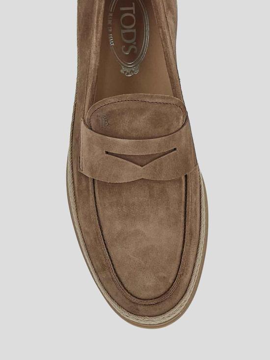 27SS 토즈 로퍼 XXM0TV0FQ80BYES818 White - TODS