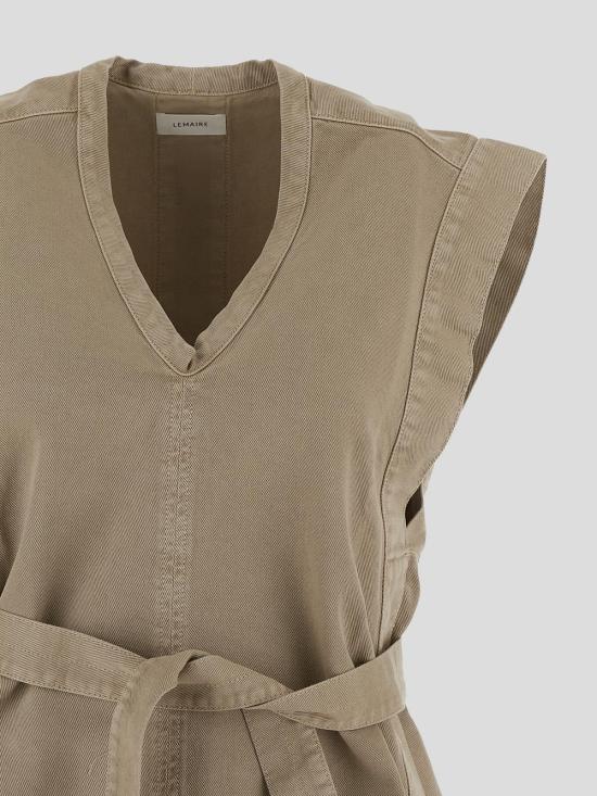 25SS 르메르 민소매 티셔츠 TO1227 LD1043BG223 Natural beige - LEMAIRE