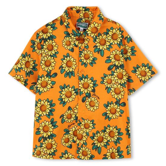 25SS [주니어] 겐조 셔츠 K61092 423 Orange