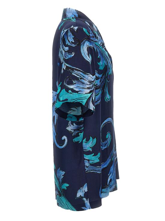 25SS 베르사체 반팔 셔츠 78GAL2B0 NS632283 Blue - VERSACE