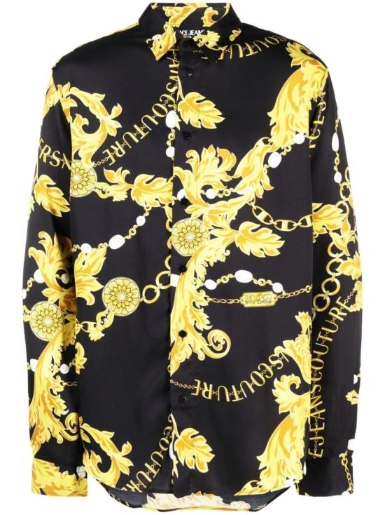  베르사체 긴팔 셔츠 75GAL2R0 NS298G89 Black