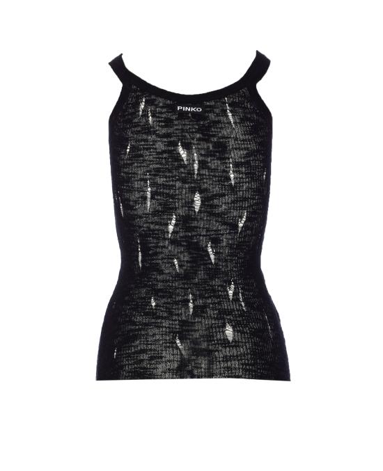 25SS 핑코 민소매 티셔츠 105143 A2LPZ99 Black - PINKO