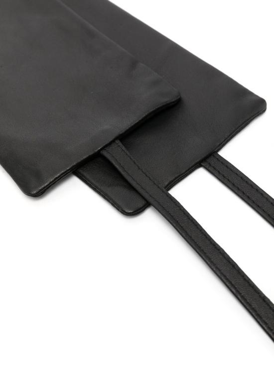 25SS 펄링바이지아니 와이드 벨트 CINTURAGEISHA NAPPANERO Black - FURLING BY GIANI