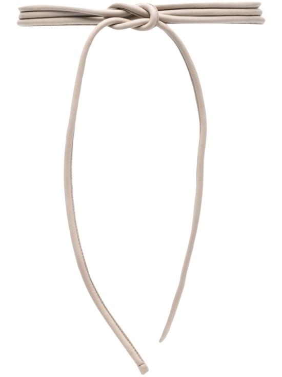 25SS 펄링바이지아니 슬림 벨트 CINTURAFILO NAPPATORTORA Dove Grey