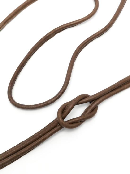 25SS 펄링바이지아니 슬림 벨트 CINTURAFILO NAPPATEAK Brown - FURLING BY GIANI