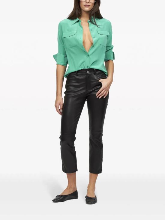 25SS 이큅먼트 셔츠 Q23E231EMERALD Green - EQUIPMENT