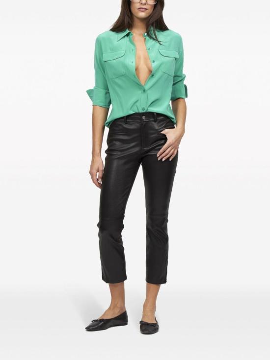 25SS 이큅먼트 셔츠 Q23E231EMERALD Green - EQUIPMENT