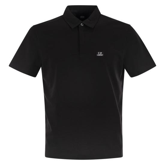 25SS 씨피 컴퍼니 폴로 티셔츠 18CMPL165A BLACK