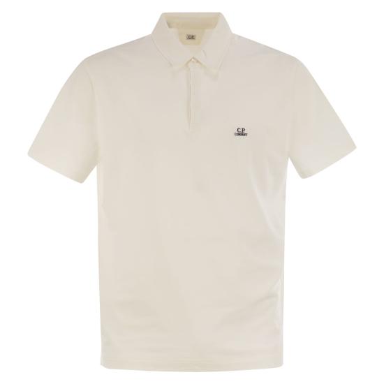 25SS 씨피 컴퍼니 폴로 티셔츠 18CMPL165A WHITE