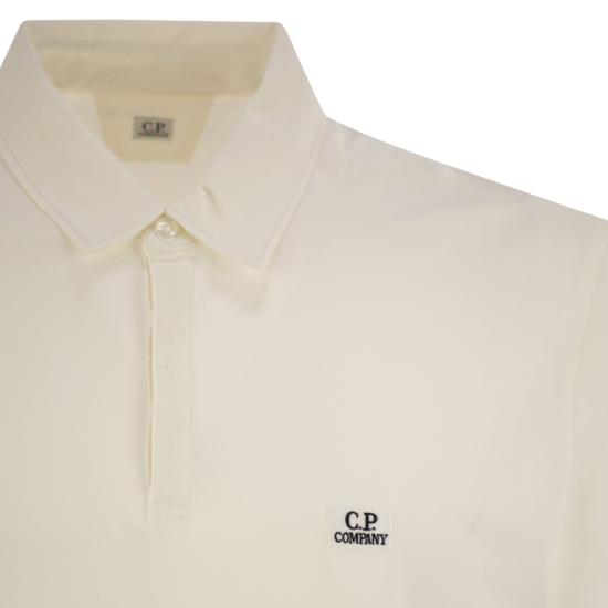 25SS 씨피 컴퍼니 폴로 티셔츠 18CMPL165A WHITE - C.P. COMPANY