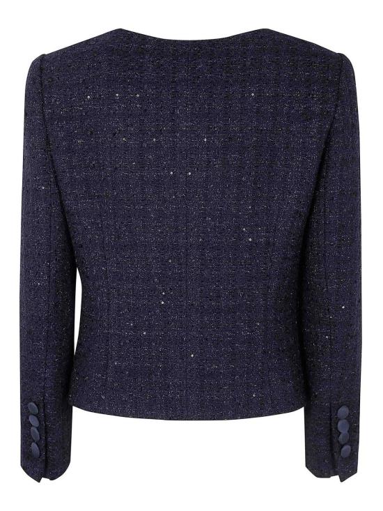  엠포리오 아르마니 블라우스 EW000860AF12520UB115 Blue - EMPORIO ARMANI