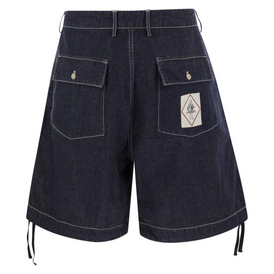 25SS 씨피 컴퍼니 데님 숏팬츠 18CMBE158A DARK DENIM - C.P. COMPANY
