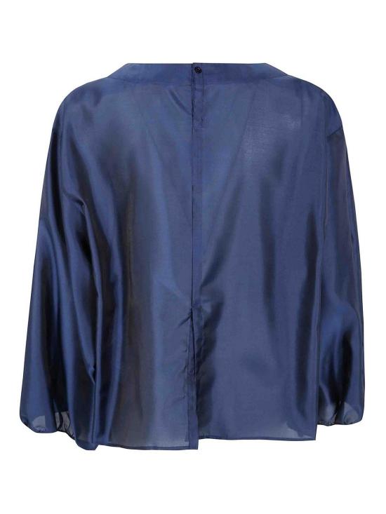  엠포리오 아르마니 블라우스 EW001430AF16041UB096 Blue - EMPORIO ARMANI