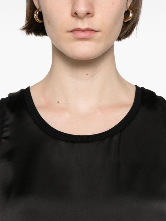 25SS 에르노 민소매 티셔츠 JG000268D 520569300 Black - HERNO