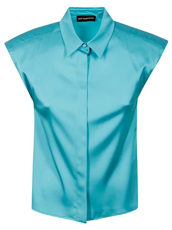 25SS 엠브이피 워드로브 블라우스/셔츠 25E O2M 0 G010 5220 M002 6463 TURCHESE