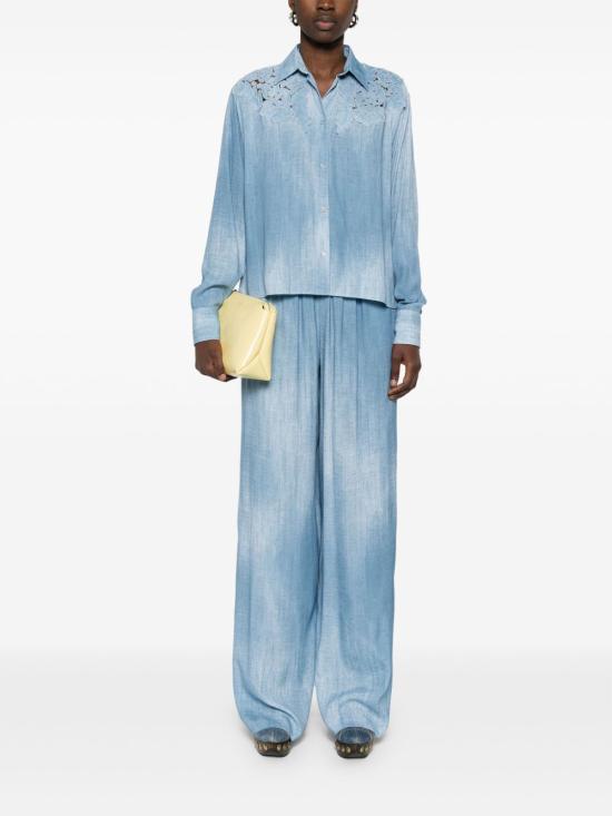 25SS 에르마노 설비노 셔츠 D462K340 EMYS4217 Clear Blue - ERMANNO SCERVINO