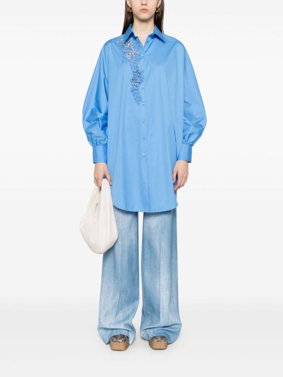 25SS 에르마노 설비노 블라우스 D462K385 BQP74139 Clear Blue - ERMANNO SCERVINO