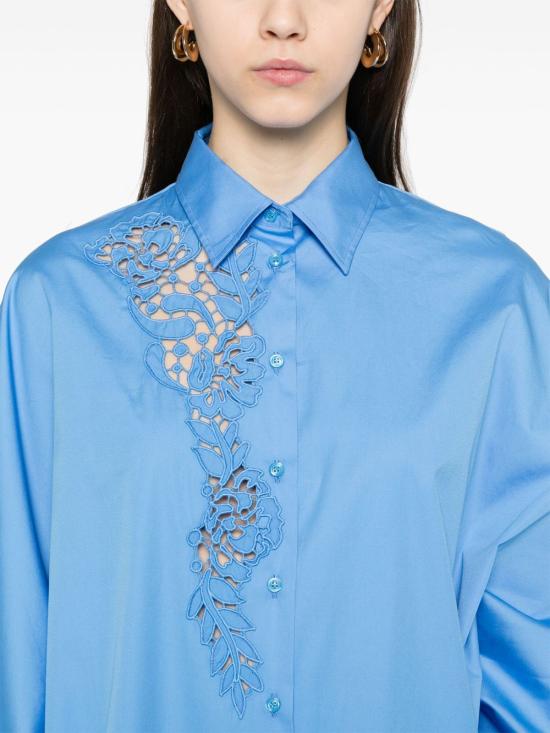 25SS 에르마노 설비노 블라우스 D462K385 BQP74139 Clear Blue - ERMANNO SCERVINO