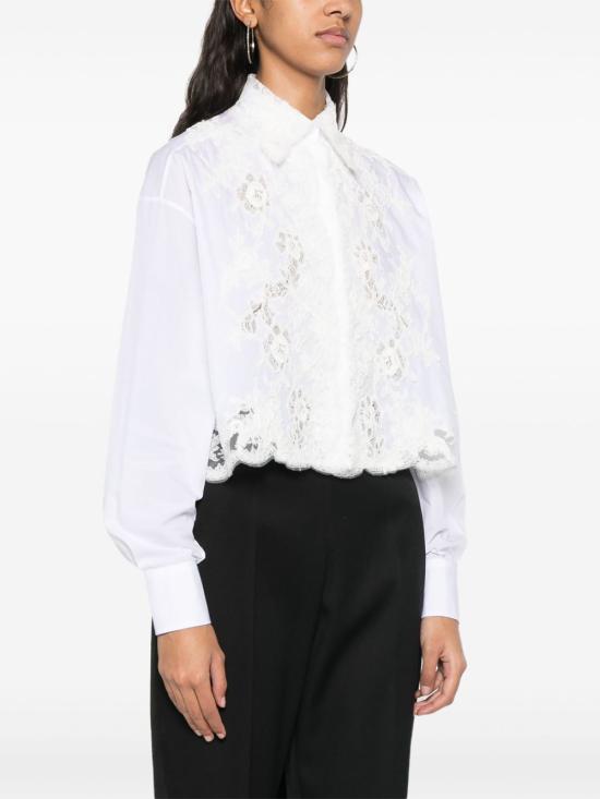 25SS 에르마노 설비노 블라우스 D462K398 QYK10601 White - ERMANNO SCERVINO