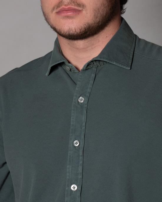 25SS 손리사 긴팔 셔츠 TJFS122 INB438 J114F F014 Verde - SONRISA