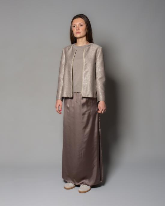 25SS 에르노 롱 스커트 GN000024 12506 2600 TORTORA - HERNO