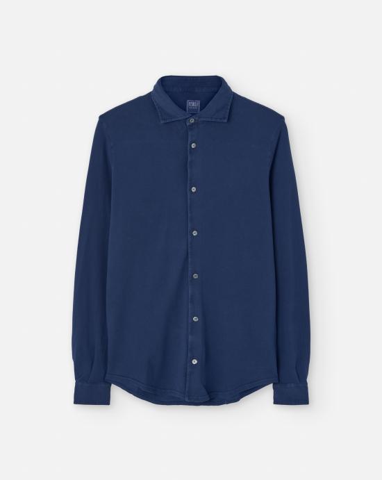 25SS 페델리 데님 셔츠 8UEF0101 85 Blue