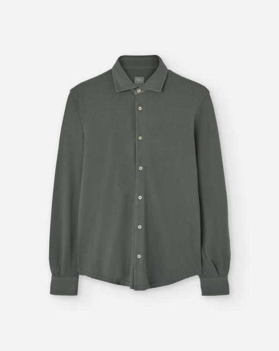 25SS 페델리 긴팔 셔츠 8UEF0101 710 Green