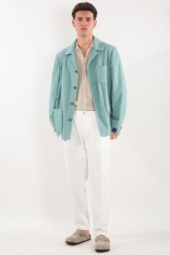 25SS 비아지오 산타니엘로 수트 자켓 TCR3781 ZAGARA 389 Sky - BIAGIO SANTANIELLO