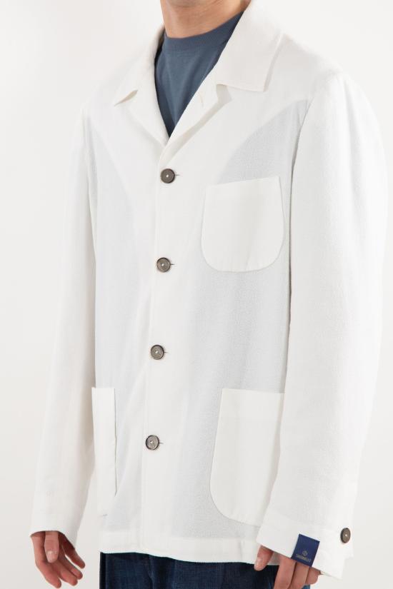 25SS 비아지오 산타니엘로 수트 자켓 TCR3781 ZAGARA 019 White - BIAGIO SANTANIELLO