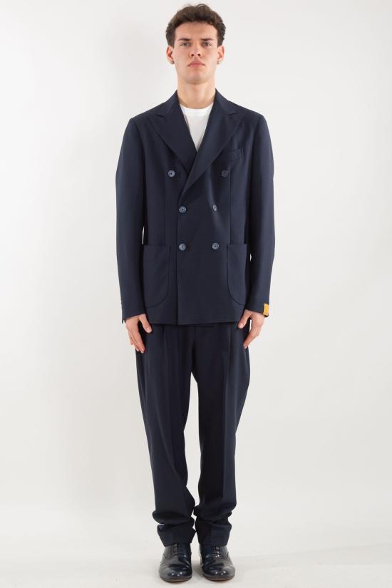 25SS 비아지오 산타니엘로 수트 세트 E3832 V560 79B Blue