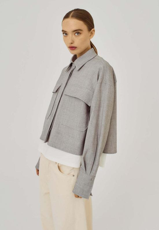  NORR 민소매 티셔츠 노르 카노 크롭 셔츠 그레이 - OTHER BRANDS