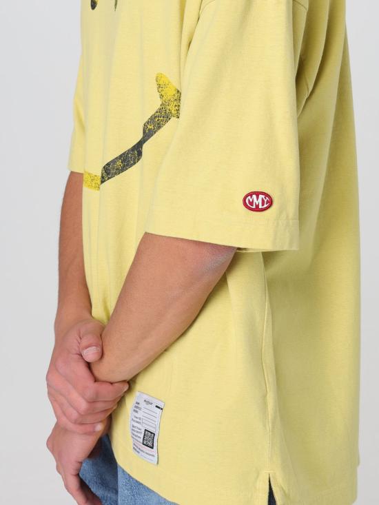  메종 미하라 야스히로 반팔 티셔츠 J14TS782 YELLOW DOM - MAISON MIHARA YASUHIRO